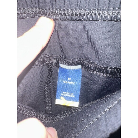 NWT Old Navy High Waisted Sleek Joggers Go Dry Black Size Medium Skinny - Picture 4 of 7